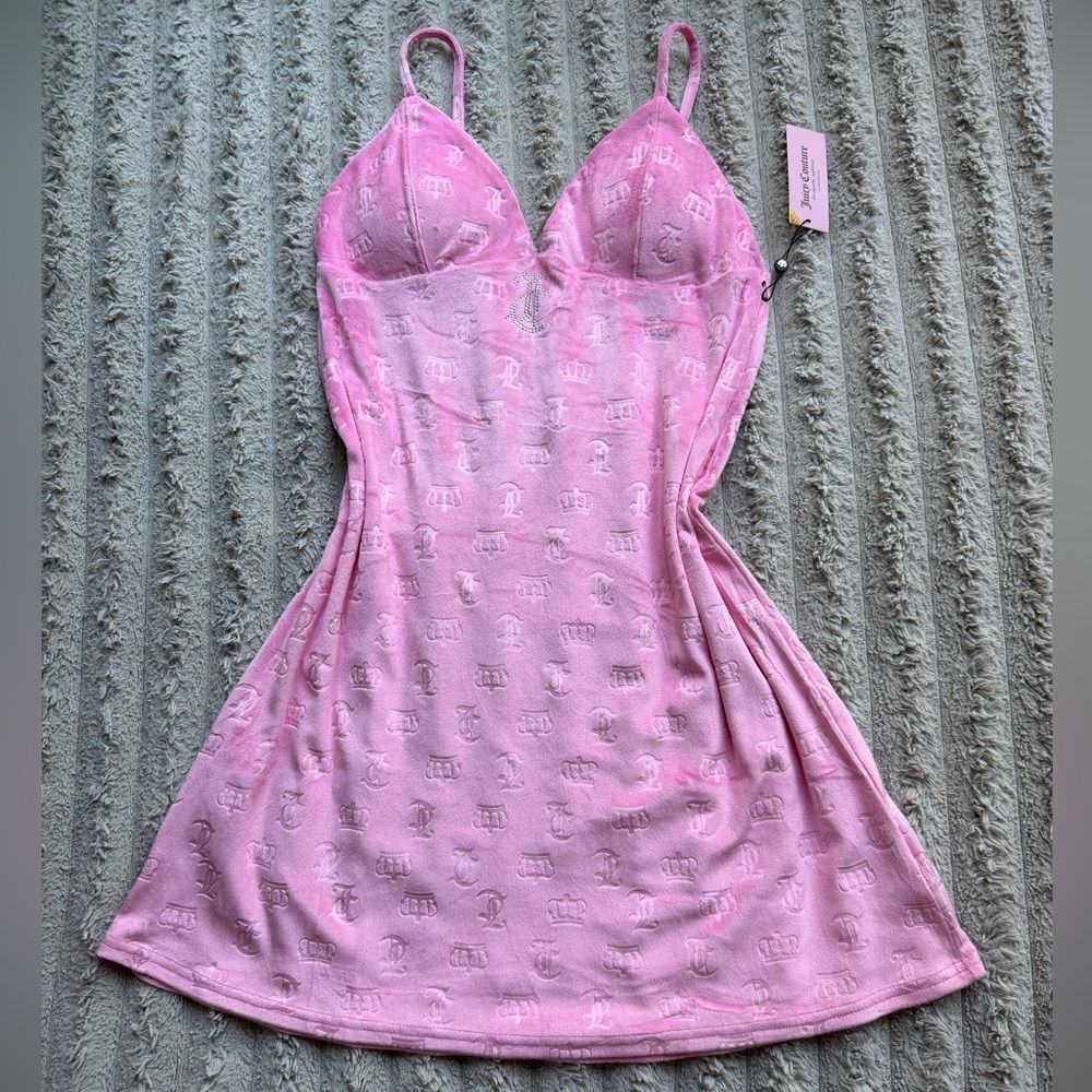 Juicy Couture Plush Velour Bling JC Nightie